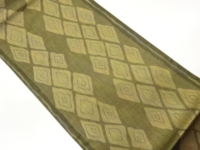 JAPANESE FUKURO OBI / WOVEN RHOMBUS